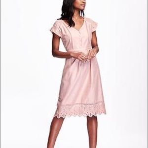 Soft Pink Midi Dress